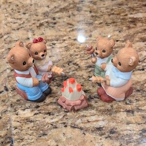 "Campfire Bears" Vintage Home Interior #1446